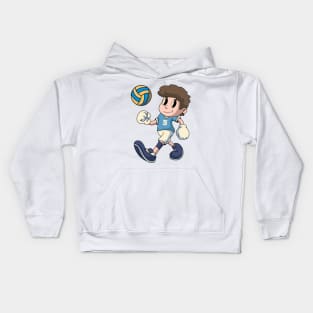 Cute Volley Boy Kids Hoodie